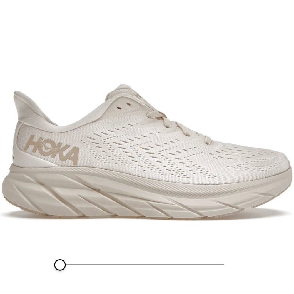 Hoka Clifton 8 eggnog
